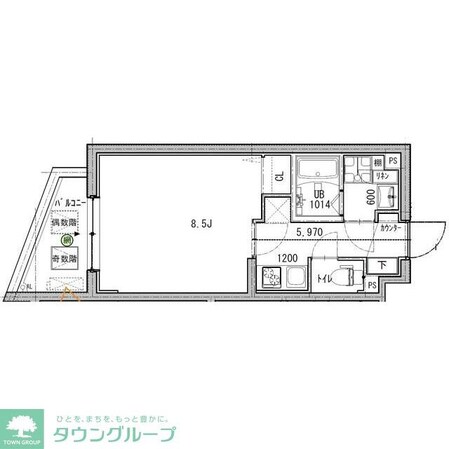 ルネサンスコート祐天寺の物件間取画像